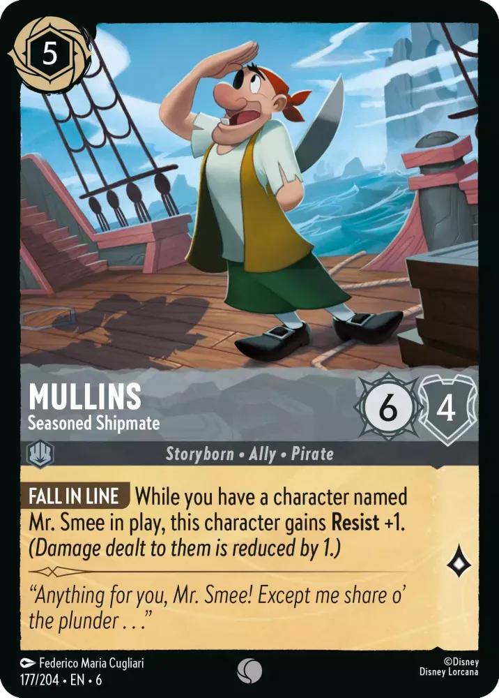 Mullins - Seasoned Shipmate - 177/204 [Azurite Sea] [Non-Foil]