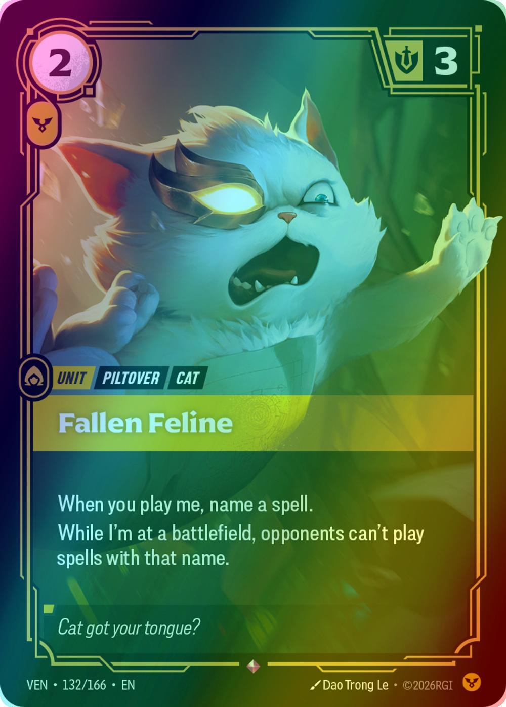 Fallen Feline - 132/166 [Vendetta] [Foil]