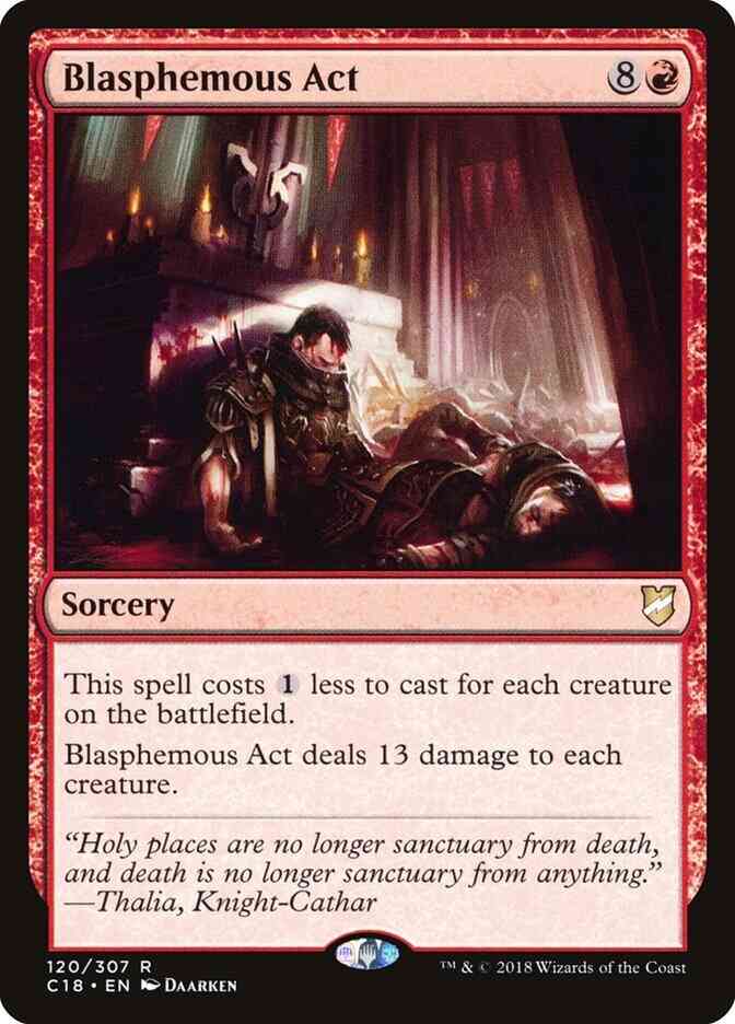 Blasphemous Act [120] [Commander 2018] [Non-Foil]