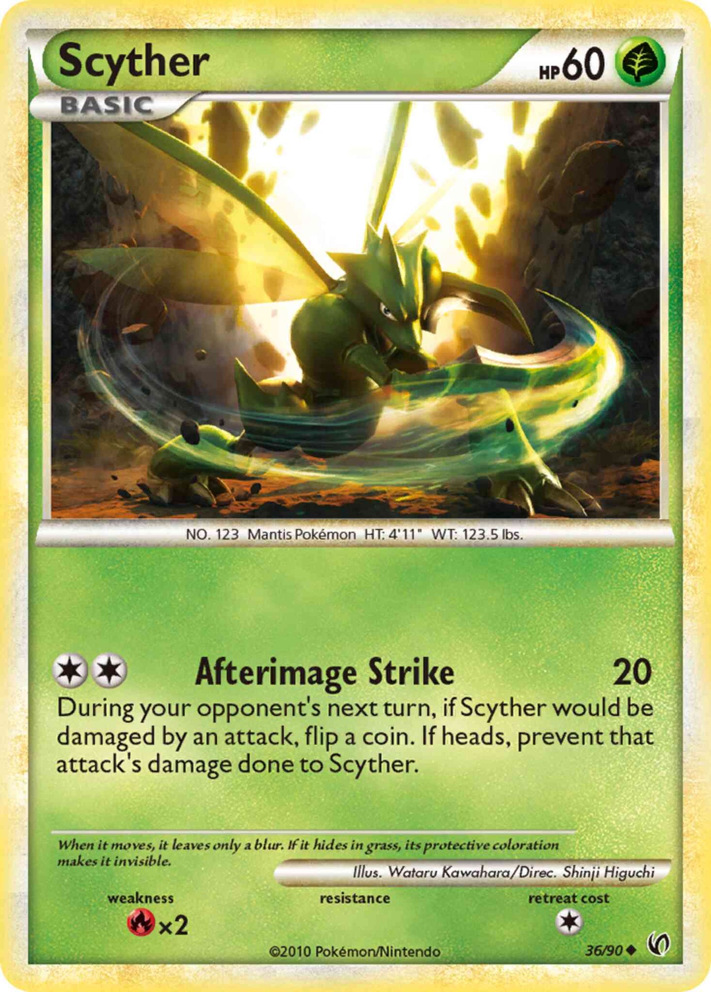 Scyther - 36/90 - Uncommon [hgss3-36] [Reverse Holo]
