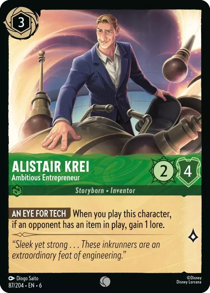 Alistair Krei - Ambitious Entrepreneur - 87/204 [Azurite Sea] [Non-Foil]