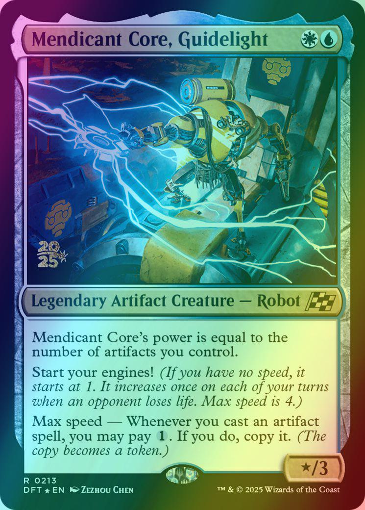 Mendicant Core, Guidelight [213s] [Prerelease] [Aetherdrift: Promos] [Foil]