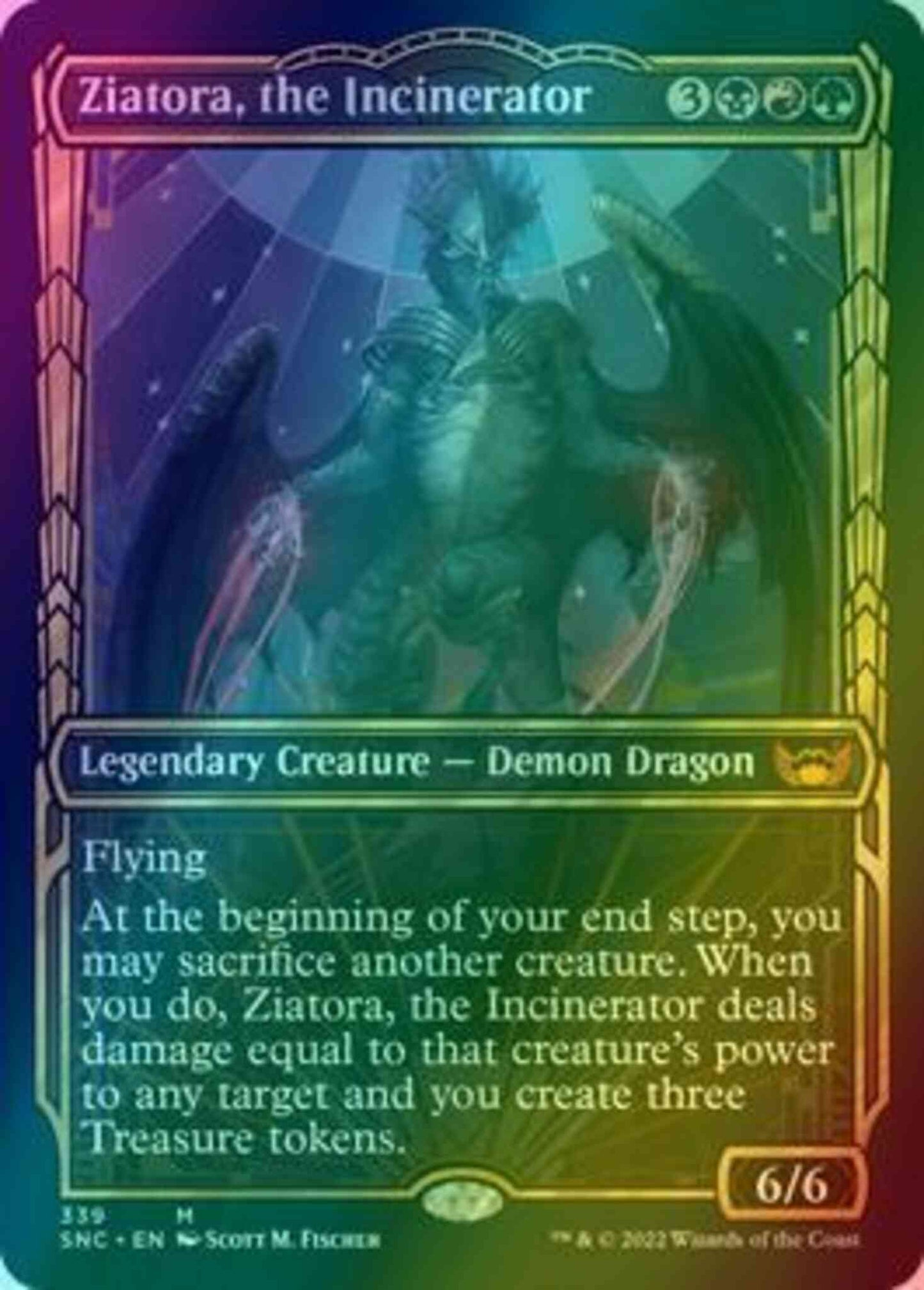 Ziatora, the Incinerator [339] [Golden Age Showcase] [Streets of New Capenna] [Foil]