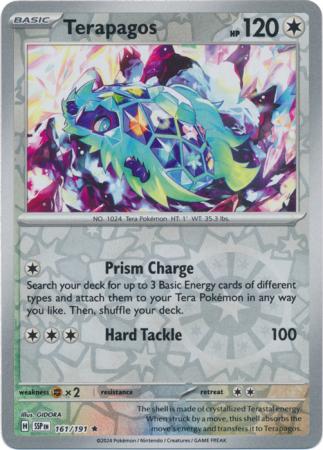 Terapagos - 161/191 - Rare [sv08-161] [Reverse Holo]