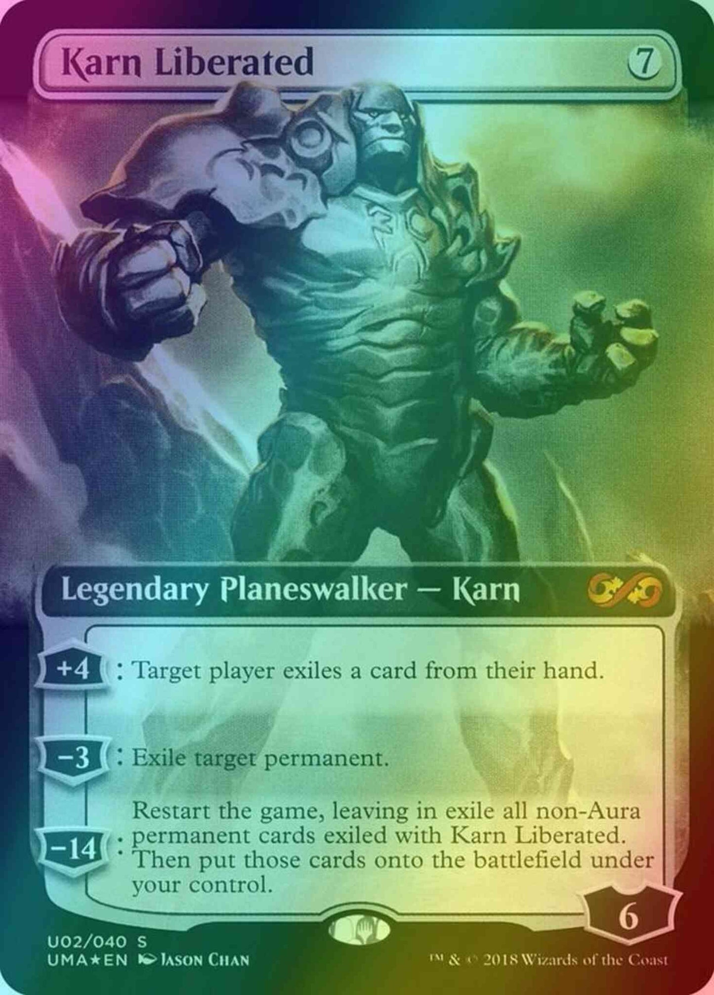 Karn Liberated [U2] [Ultimate Box Topper] [Foil]