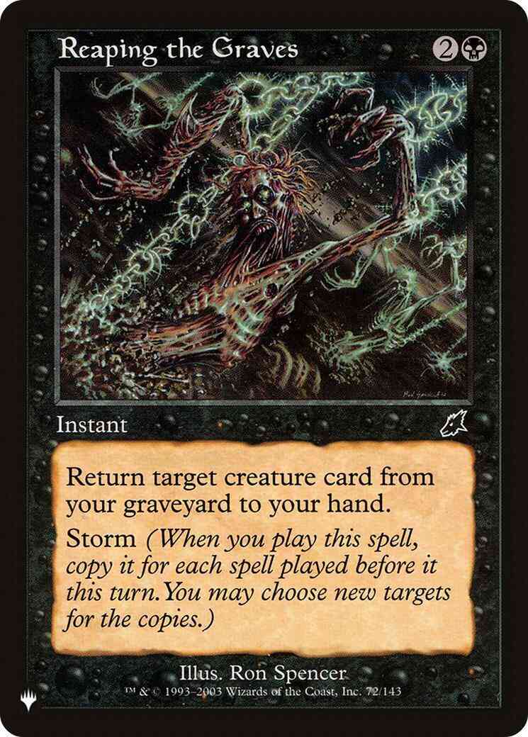 Reaping the Graves [SCG-72] [The List] [Non-Foil]