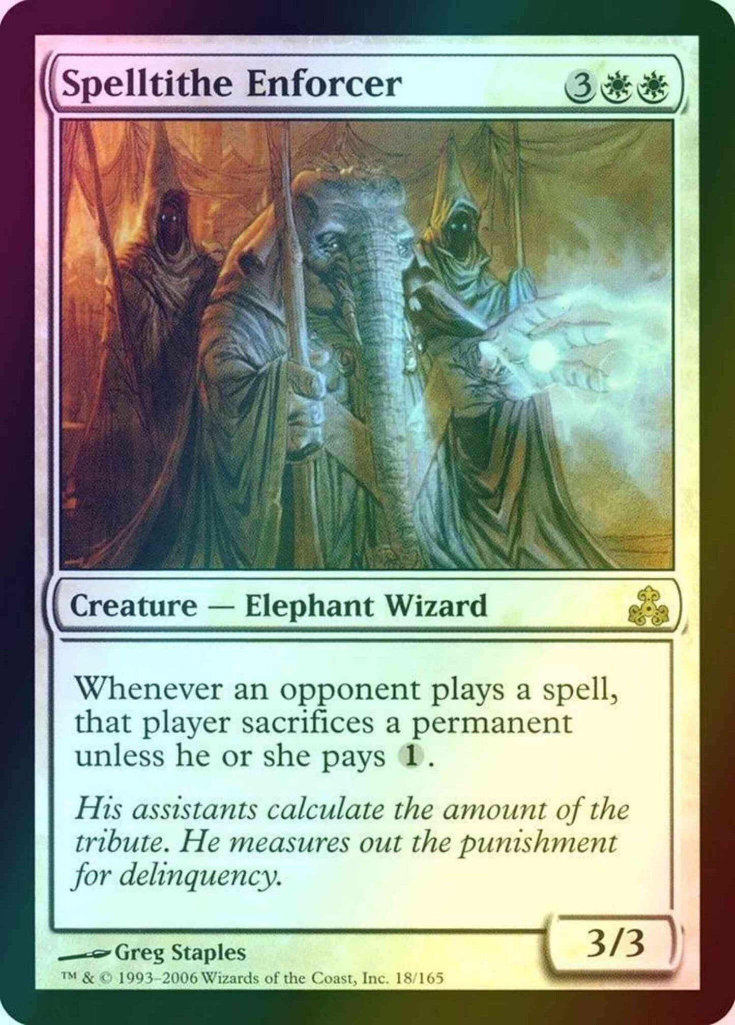 Spelltithe Enforcer [18] [Guildpact] [Foil]