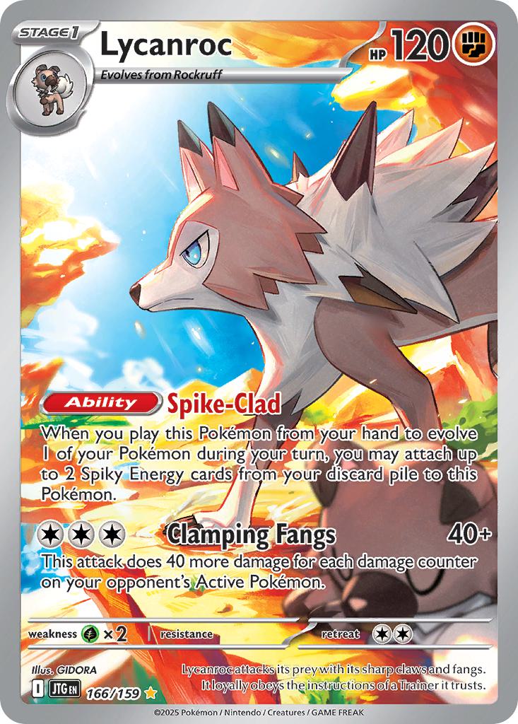 Lycanroc - 166/159 - Illustration Rare [sv09-166] [Ultra]