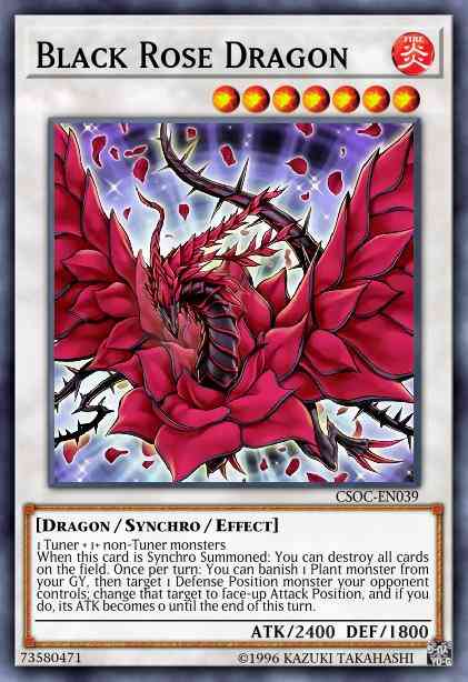 Black Rose Dragon - CSOC-EN039 - Ultra Rare - Unlimited