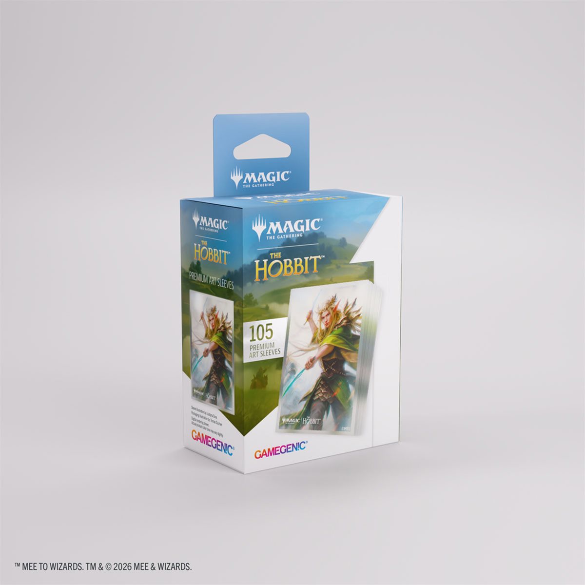 Gamegenic MTG Premium Art Sleeves - Standard Size - 105ct - The Hobbit - Thranduil, Sindarin Liege