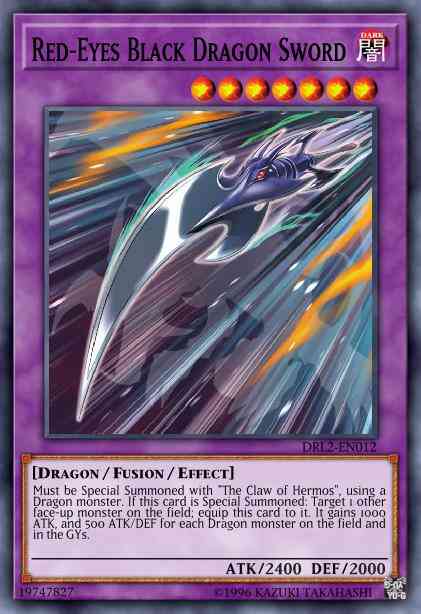 Red-Eyes Black Dragon Sword - DRL2-EN012 - Secret Rare - 1st Edition