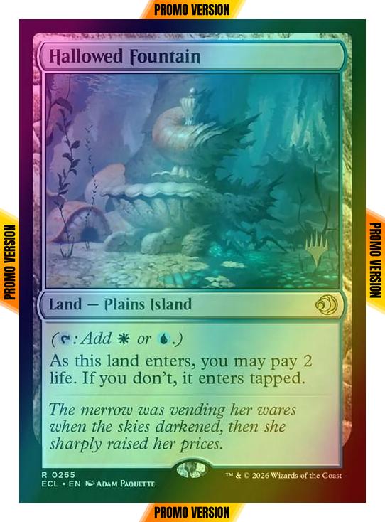 Hallowed Fountain [265p] [Promo Pack] [Lorwyn Eclipsed: Promos] [Foil]