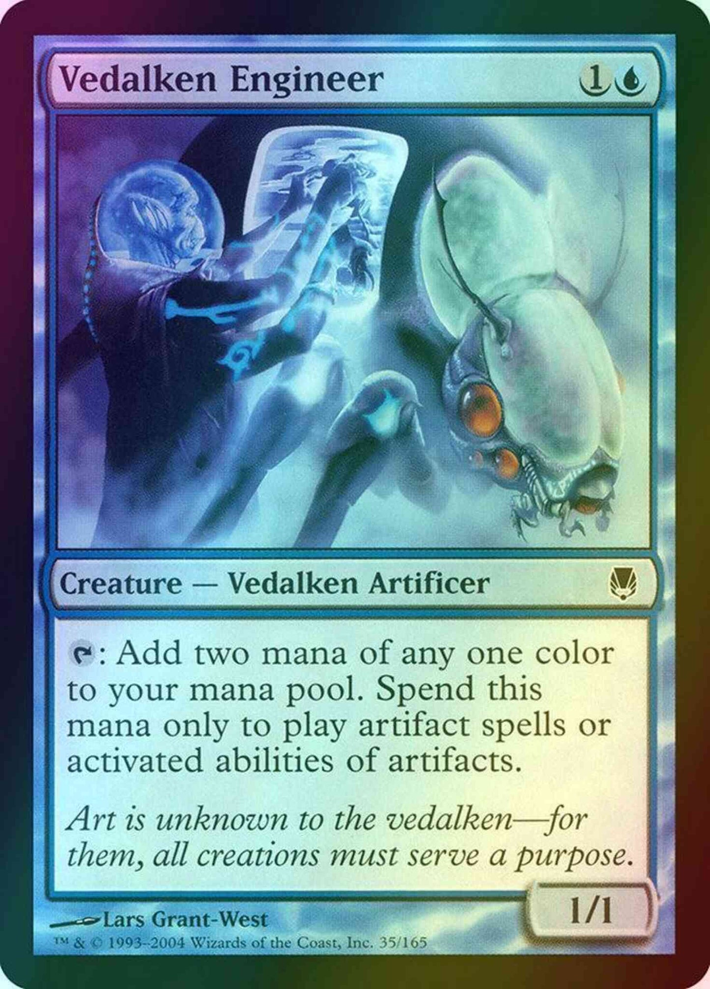 Vedalken Engineer [35] [Darksteel] [Foil]