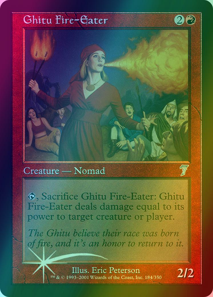 Ghitu Fire-Eater [184x] [Seventh Edition] [Foil]