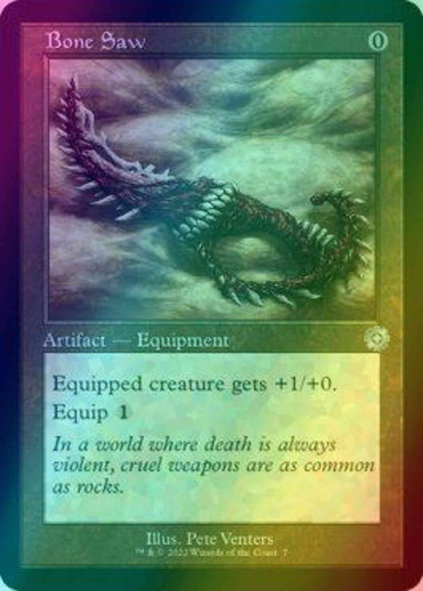 Bone Saw [7] [Retro Frame] [The Brothers' War Retro Artifacts] [Foil]