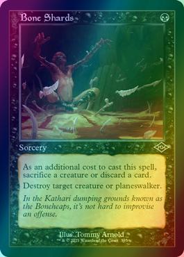 Bone Shards [395] [Retro Frame] [Modern Horizons 2] [Etched Foil]