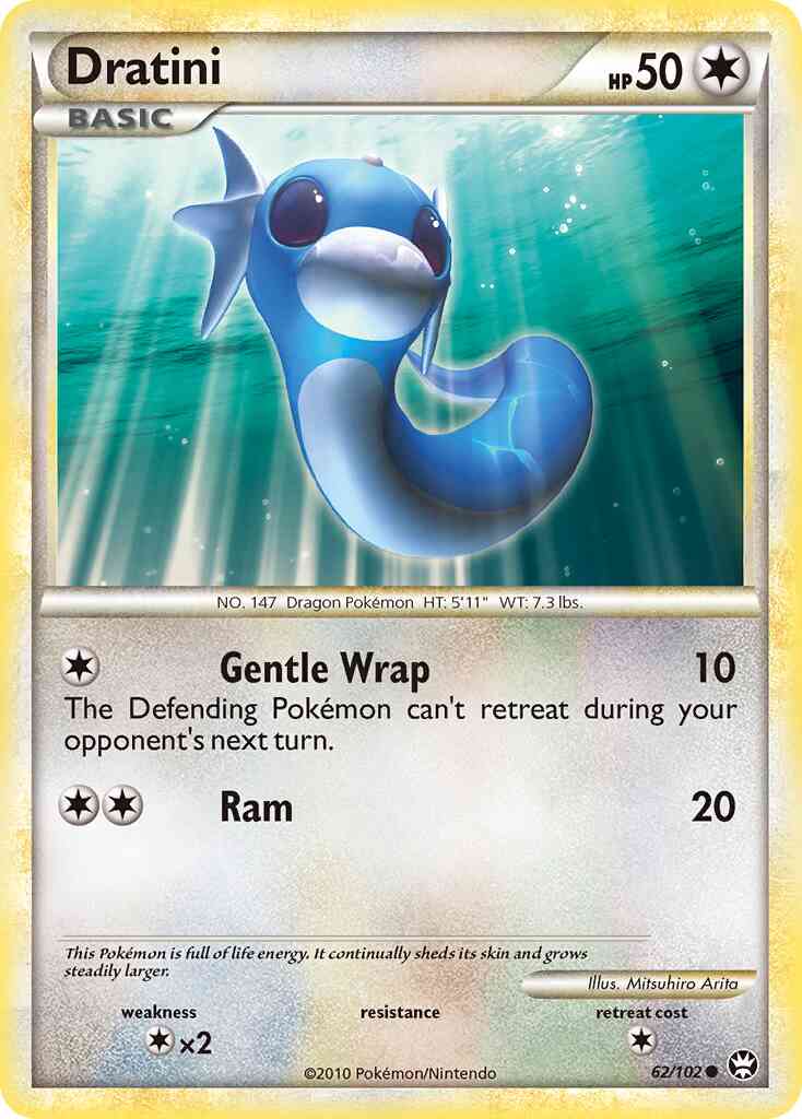 Dratini - 62/102 - Common [hgss4-62] [Non-Holo]