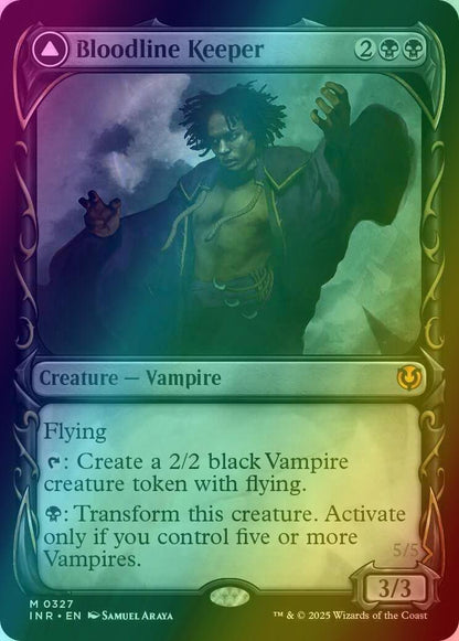 Bloodline Keeper // Lord of Lineage [327] [Fang Frame Showcase] [Innistrad Remastered] [Foil]