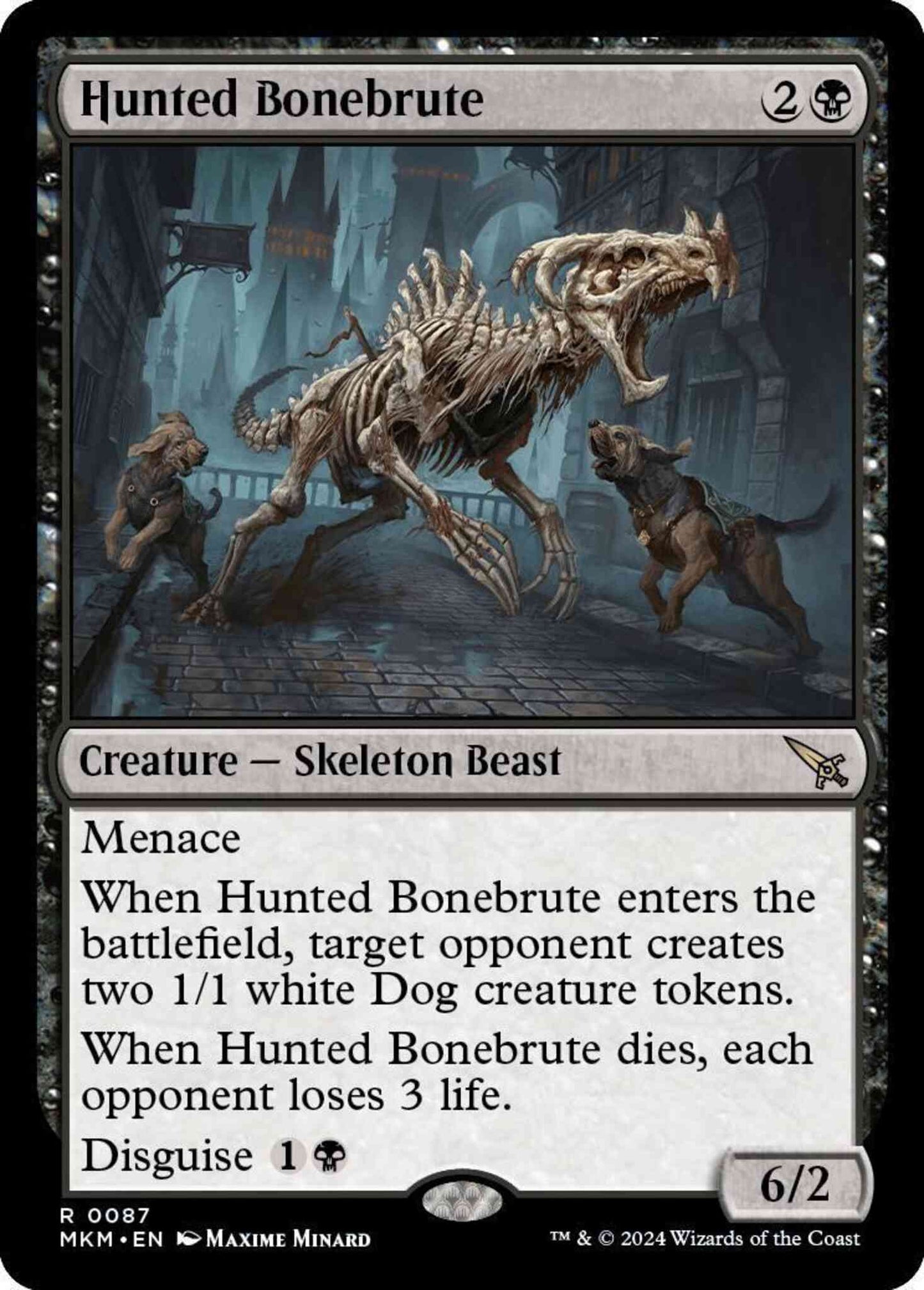Hunted Bonebrute [87] [Murders at Karlov Manor] [Non-Foil]