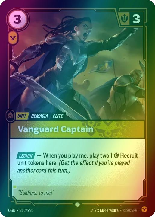 Vanguard Captain - 218/298 [Origins] [Foil]