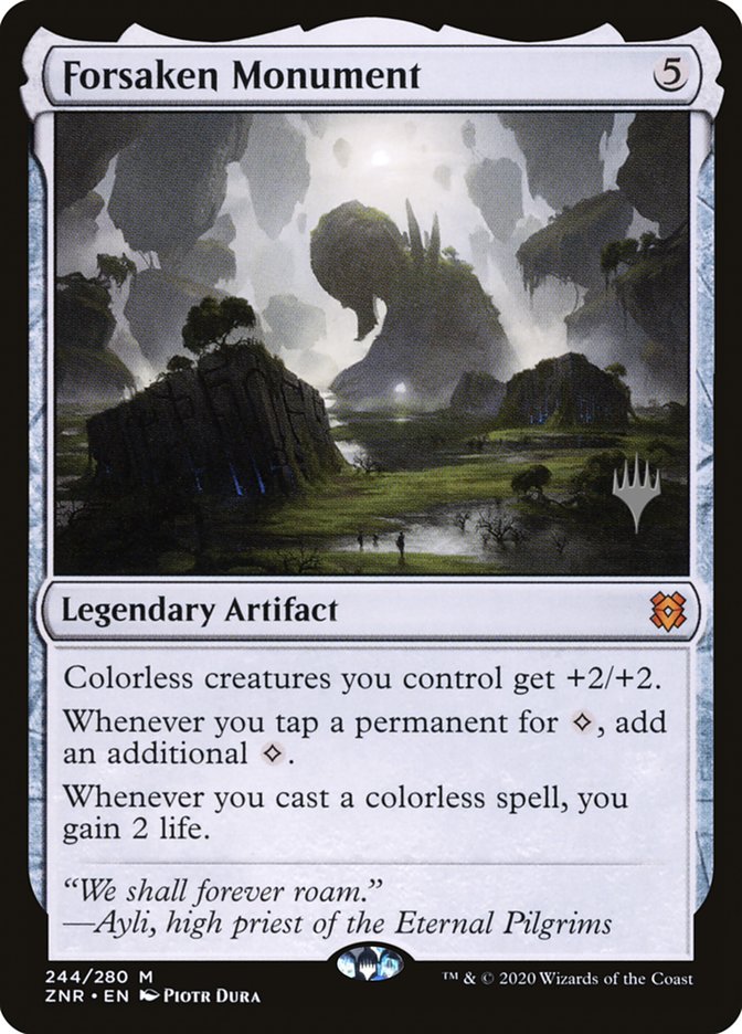 Forsaken Monument [Promo Pack] [244p] [Zendikar Rising Promos] [Non-Foil]