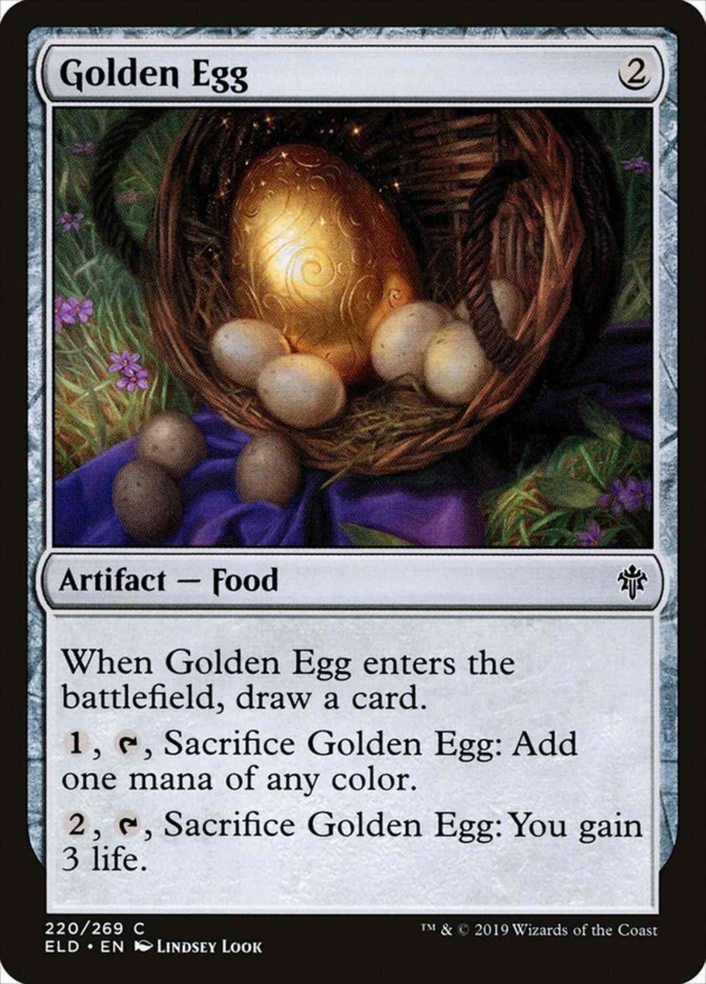 Golden Egg [220] [Throne of Eldraine] [Non-Foil]