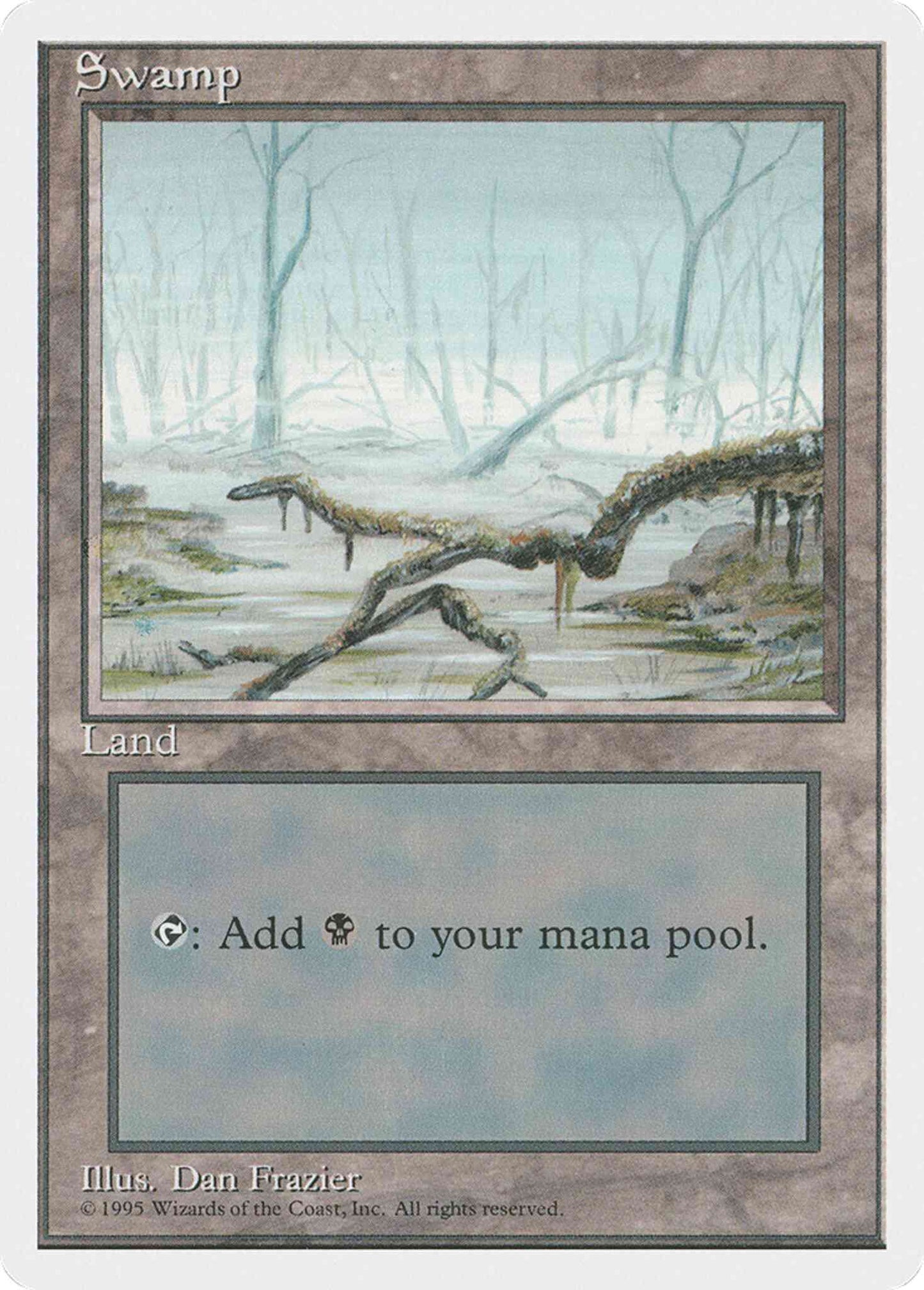 Swamp [Bottom Branch From Right] [370] [Fourth Edition] [Non-Foil]