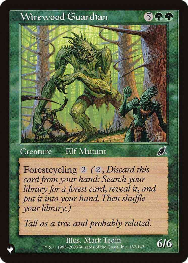 Wirewood Guardian [SCG-132] [The List] [Non-Foil]