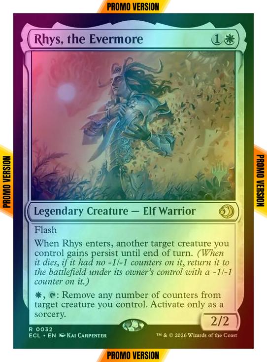 Rhys, the Evermore [32p] [Promo Pack] [Lorwyn Eclipsed: Promos] [Foil]