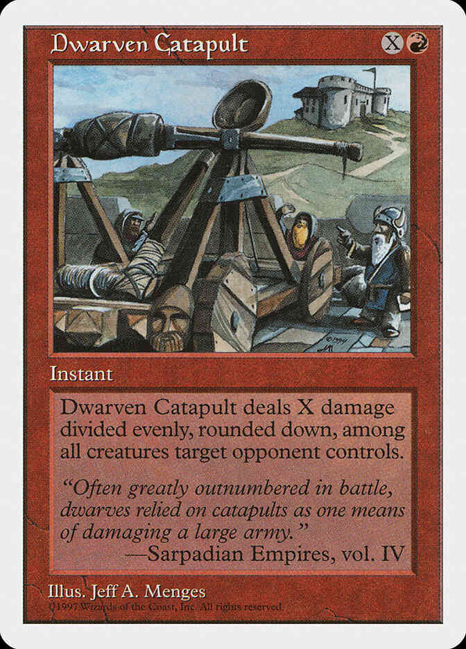 Dwarven Catapult [220] [Fifth Edition] [Non-Foil]