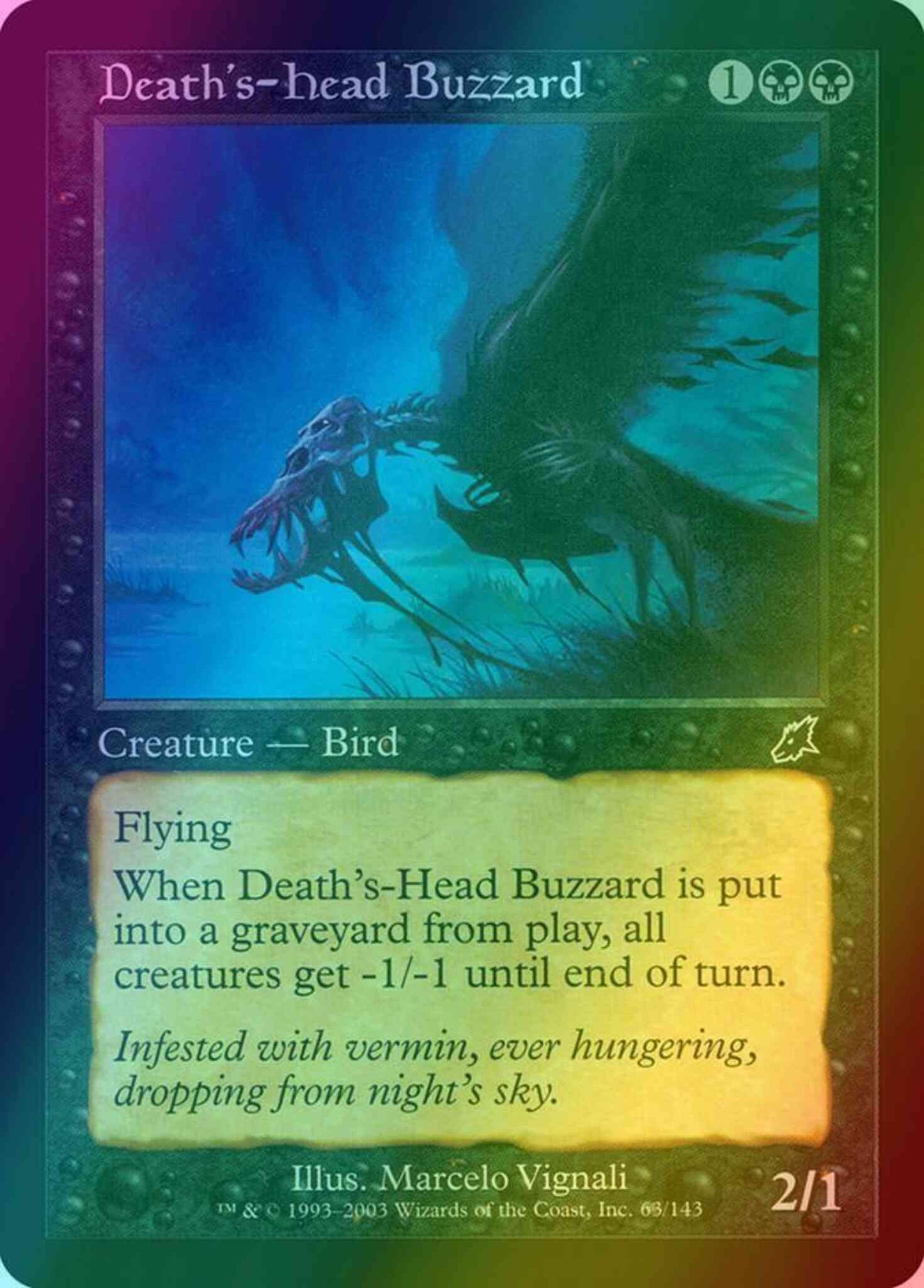 Death's-Head Buzzard [63] [Scourge] [Foil]