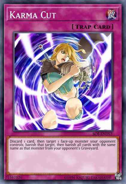 Karma Cut - DR04-EN173 - Super Rare - Unlimited