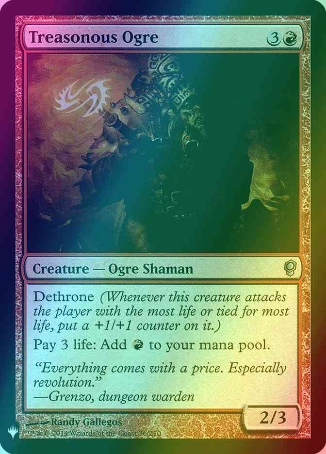 Treasonous Ogre [CNS-36] [The List] [Foil]
