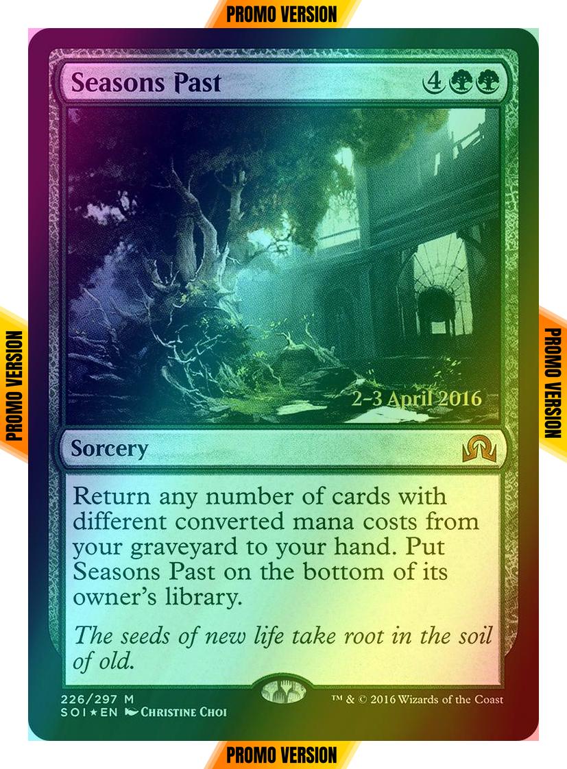 Seasons Past [226s] [Shadows over Innistrad Promos] [Foil]