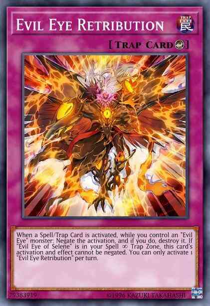 Evil Eye Retribution - MP20-EN244 - Super Rare - 1st Edition