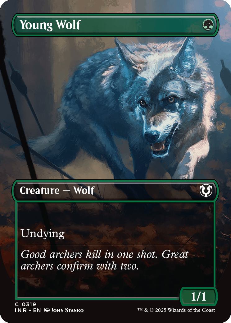Young Wolf [319] [Borderless] [Innistrad Remastered] [Foil]