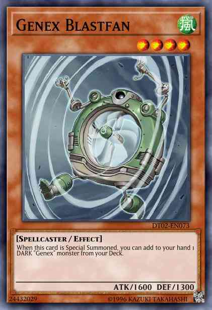 Genex Blastfan - DT02-EN073 - Duel Terminal Normal Parallel Rare - Duel Terminal