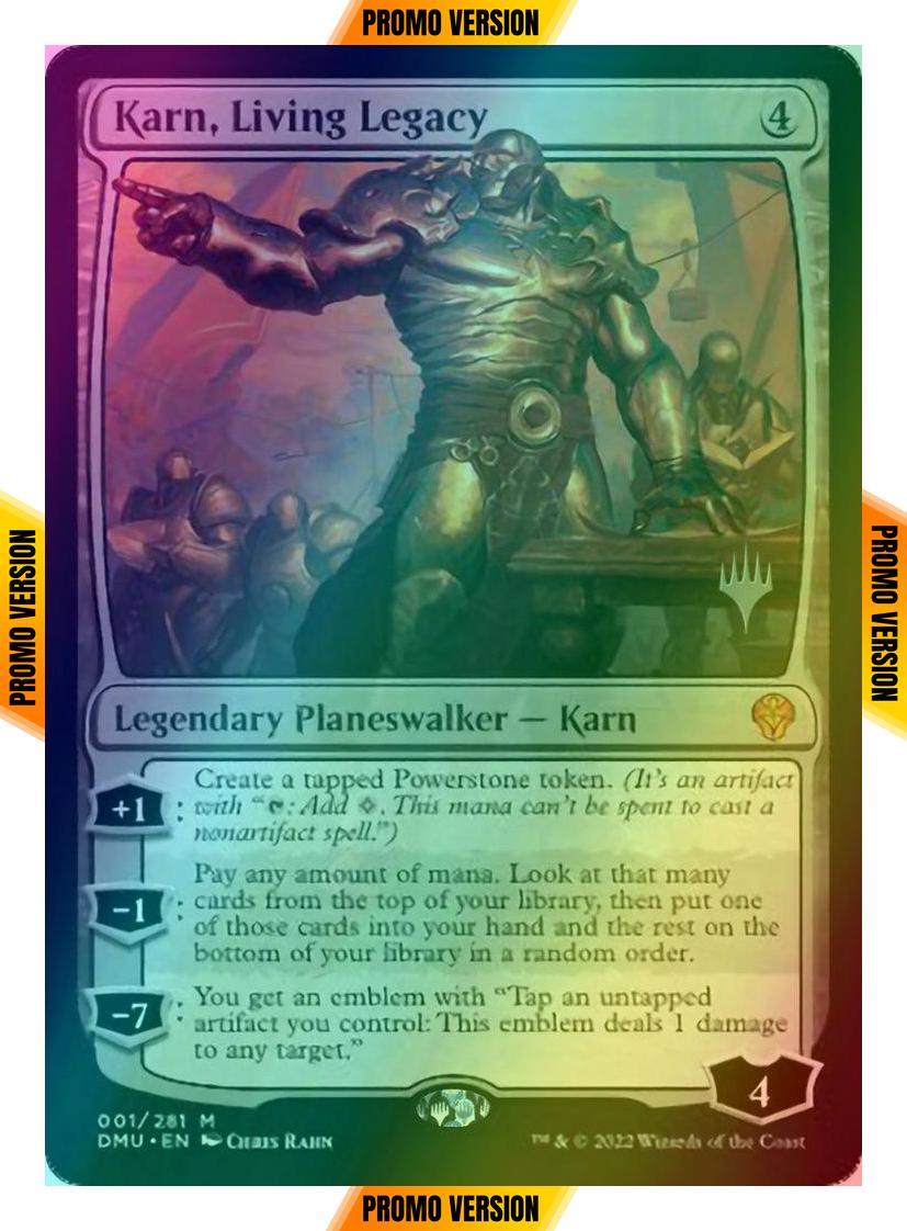 Karn, Living Legacy [1p] [Promo Pack] [Dominaria United: Promos] [Foil]