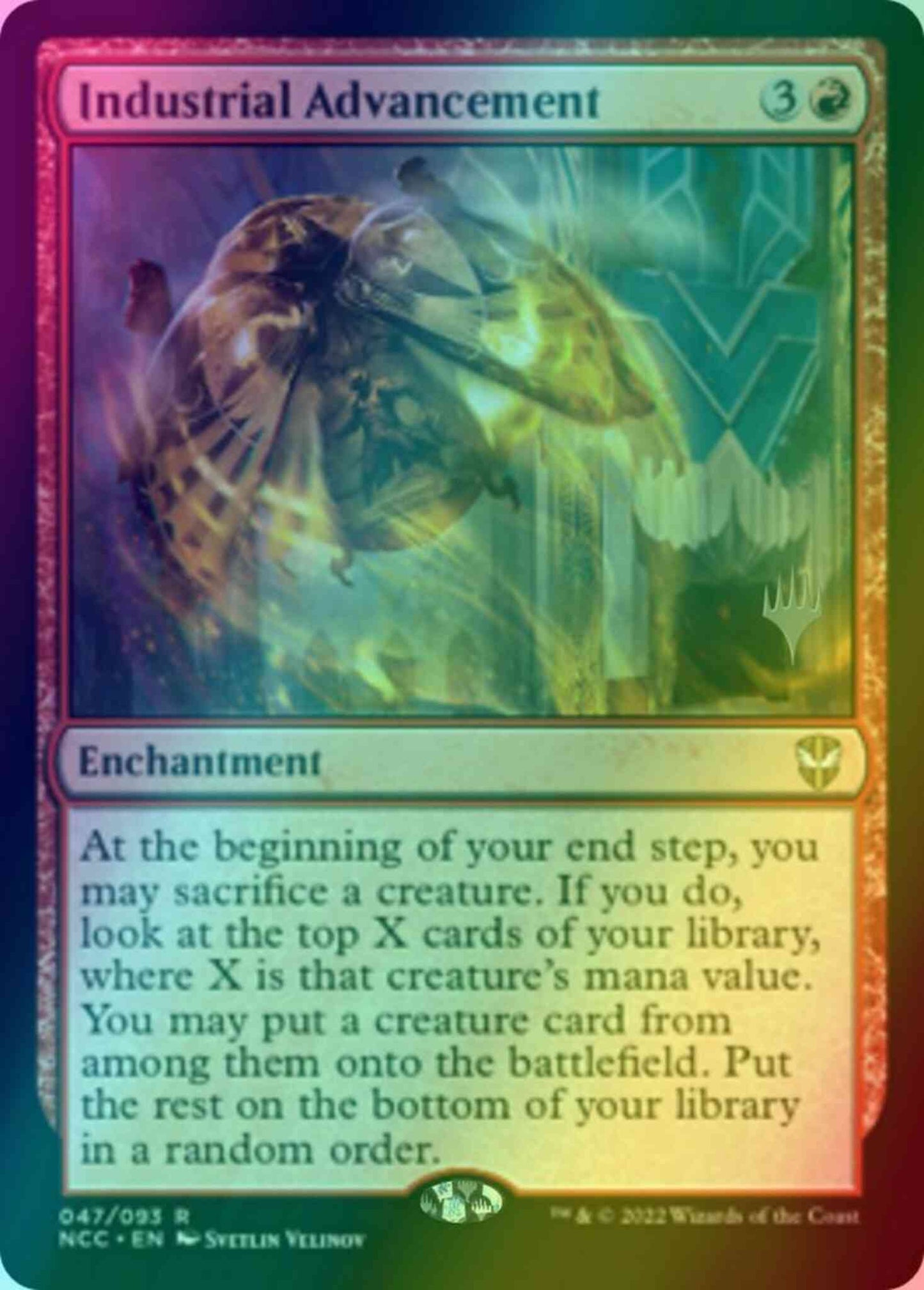 Industrial Advancement [Promo Pack] [47p] [Streets of New Capenna: Commander: Promos] [Foil]
