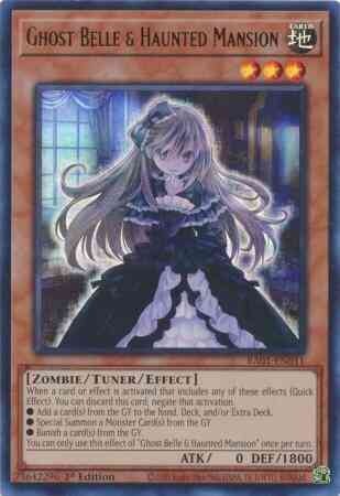 Ghost Belle & Haunted Mansion - RA01-EN011 - Ultra Rare - 1st Edition