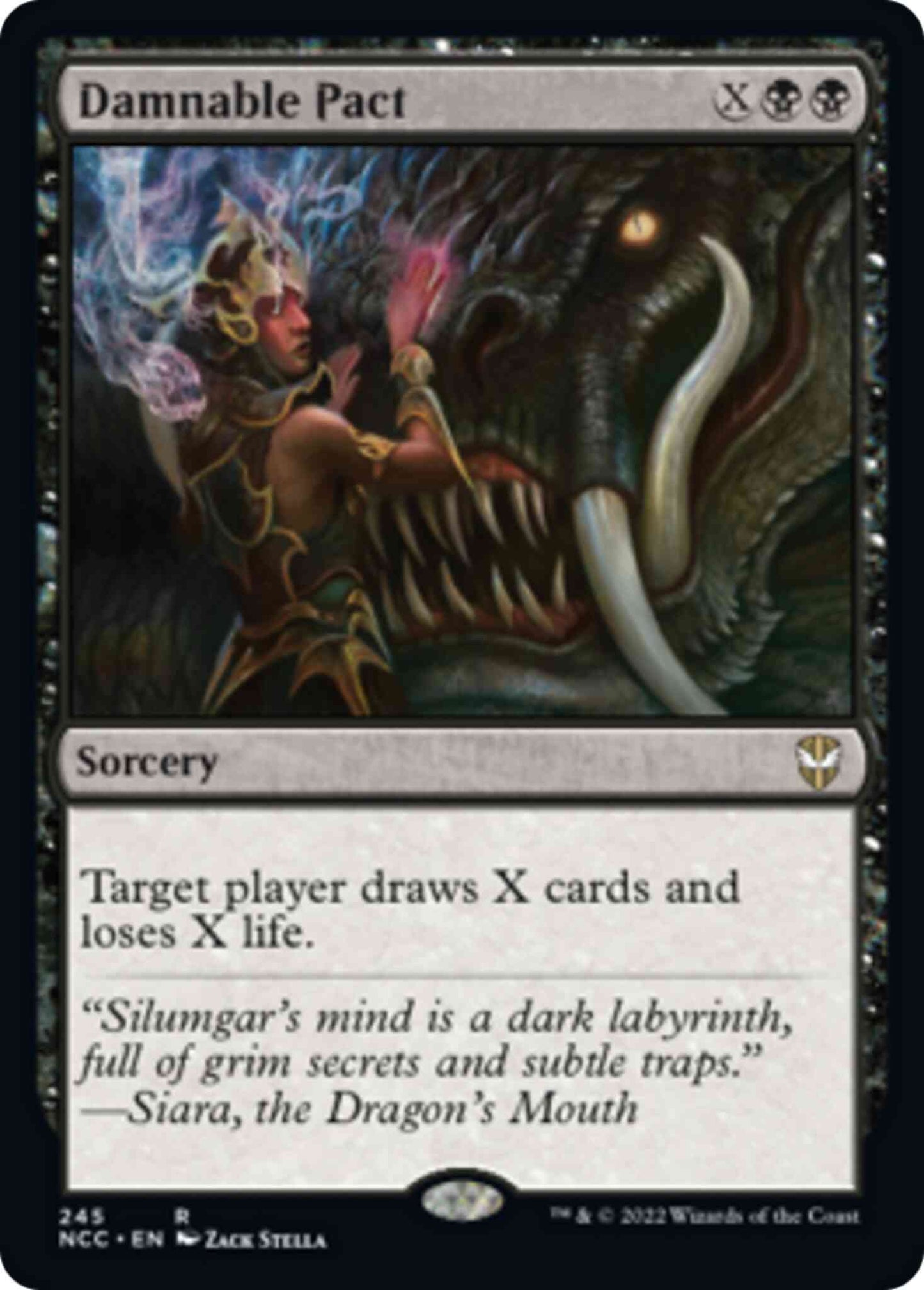 Damnable Pact [245] [Streets of New Capenna: Commander] [Non-Foil]
