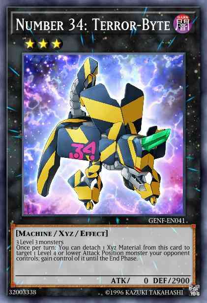 Number 34: Terror-Byte - GENF-EN041 - Ultimate Rare - 1st Edition
