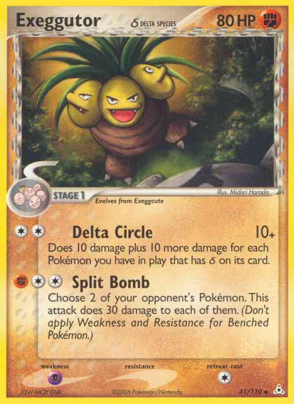 Exeggutor δ - 41/110 - Uncommon [ex13-41] [Reverse Holo]