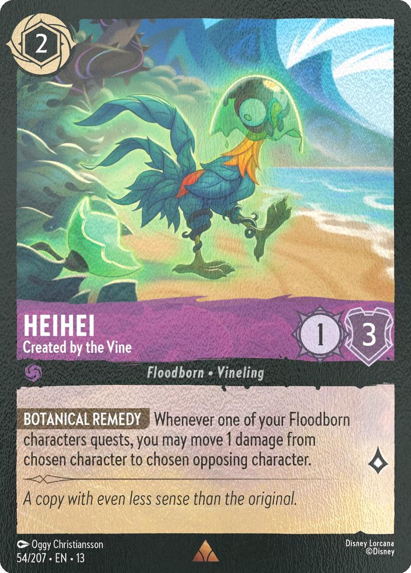 Heihei - Created by the Vine - 54/204 [Attack of the Vine!] [Cold Foil]