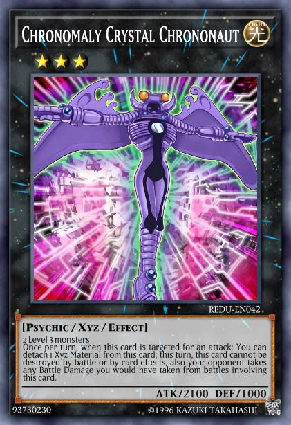 Chronomaly Crystal Chrononaut - REDU-EN042 - Super Rare - Unlimited