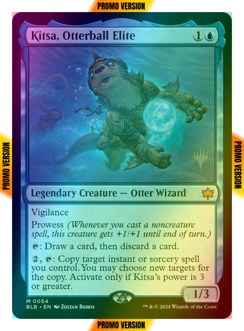 Kitsa, Otterball Elite [54p] [Promo Pack] [Bloomburrow: Promos] [Foil]