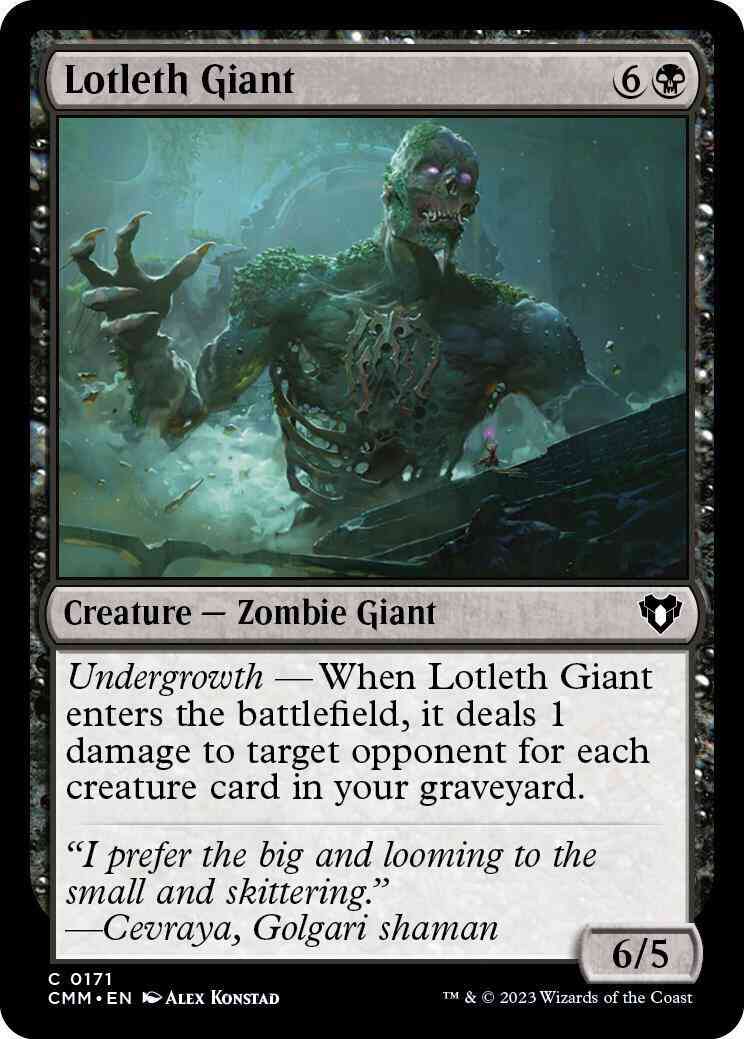 Lotleth Giant [171] [Commander Masters] [Non-Foil]