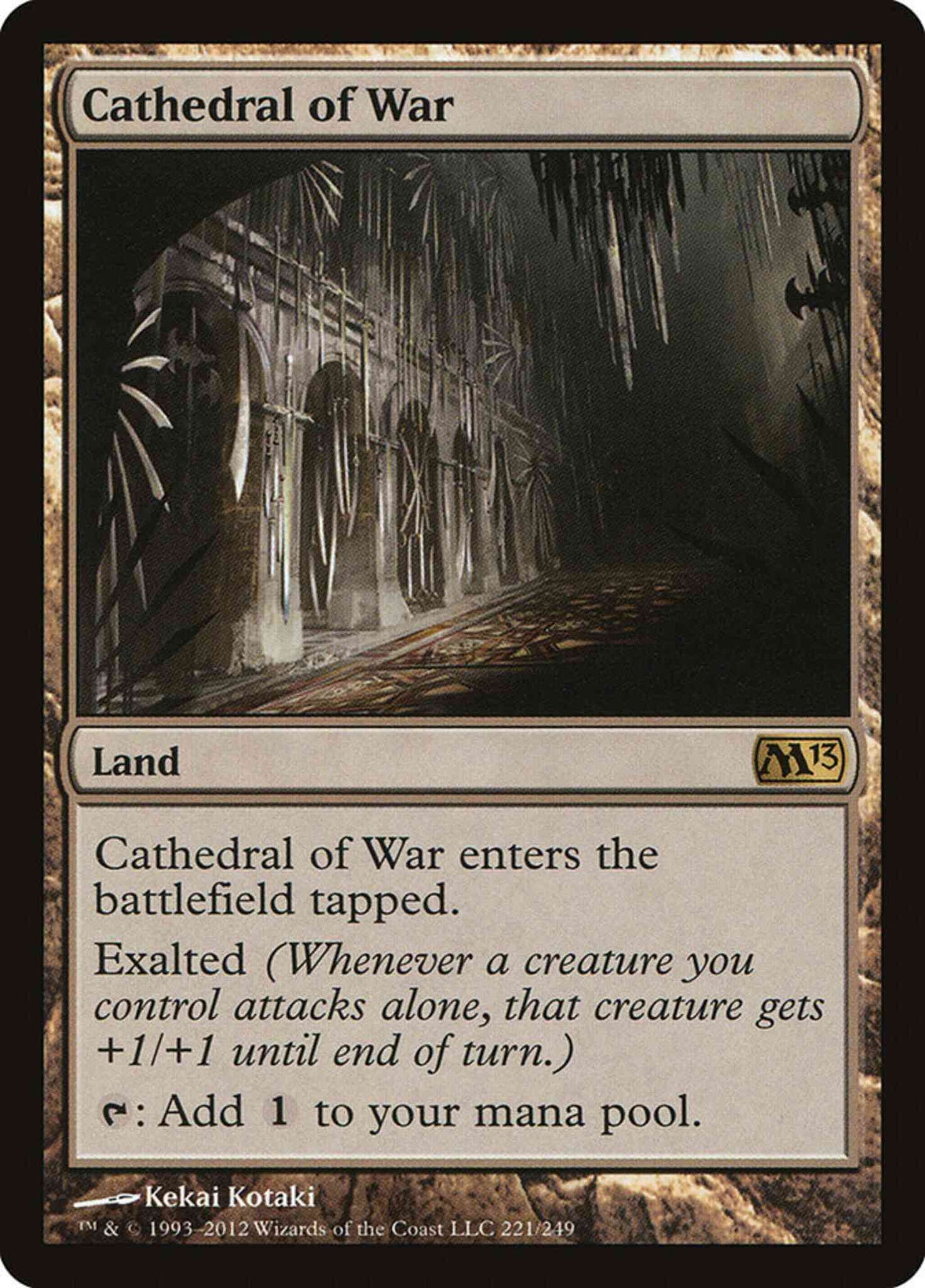 Cathedral of War [221] [Magic 2013] [Non-Foil]