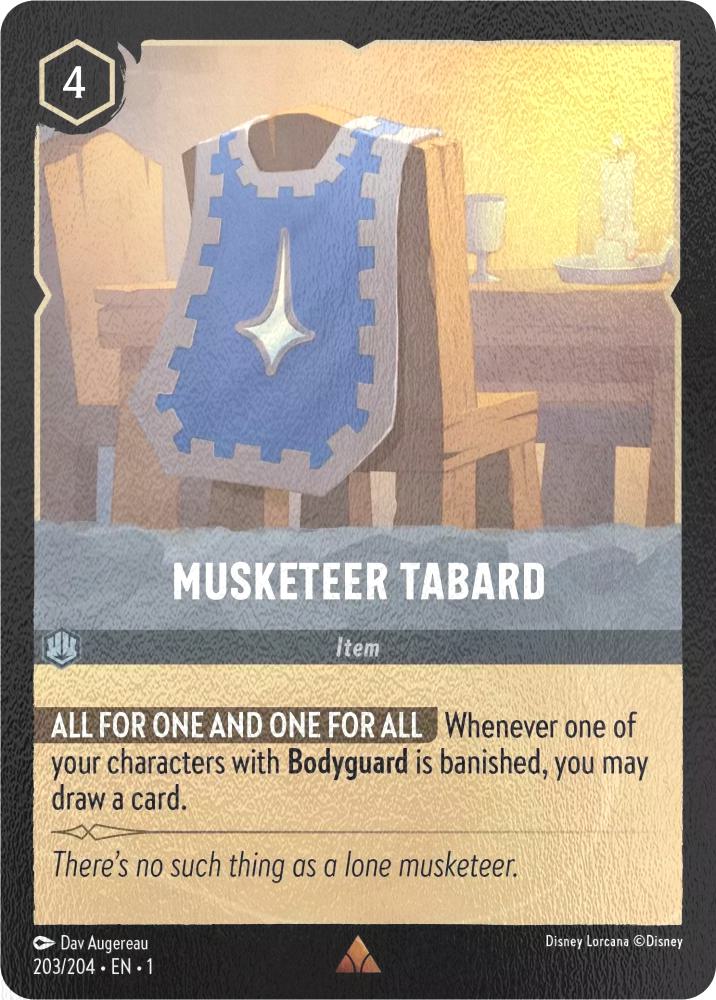 Musketeer Tabard - 203/204 [The First Chapter] [Cold Foil]
