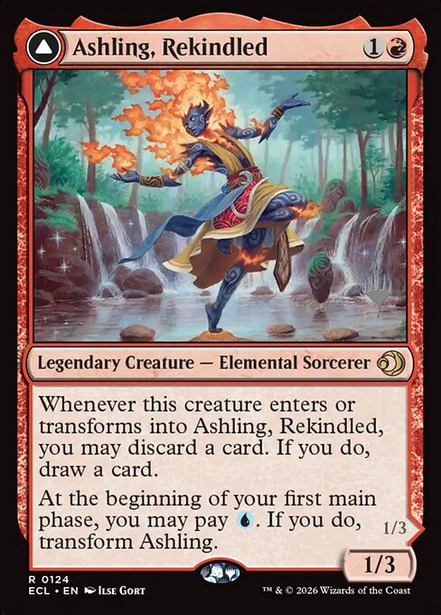 Ashling, Rekindled // Ashling, Rimebound [124p] [Promo Pack] [Lorwyn Eclipsed: Promos] [Non-Foil]